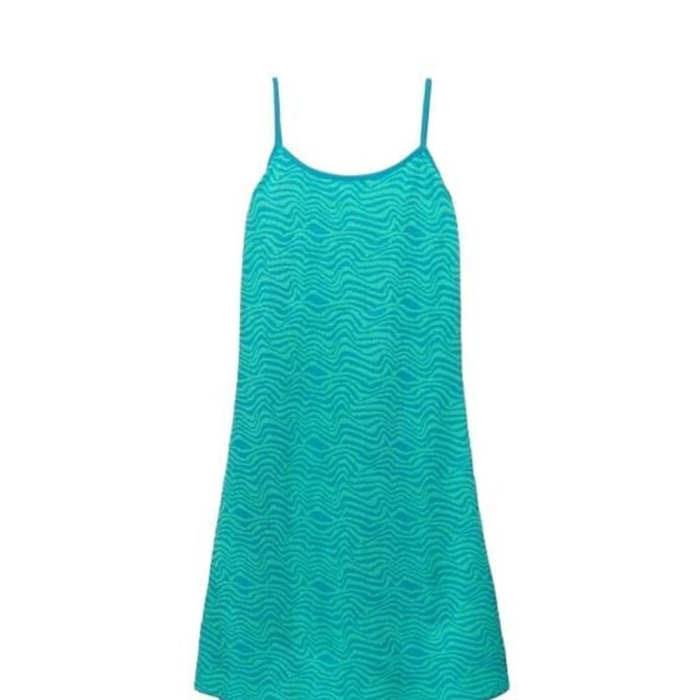 ZARA JACQUARD MINI DRESS BLUE SIZE S 3597/101/402